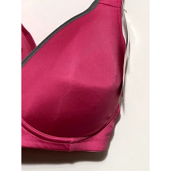 Lily of France Pink Activewear Sports bra Size 38c NWT - Picture 4 of 7
